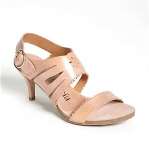 LIKE NEW Pedro Garcia Winona Leather Cutout Sandal Pink Size US 9 (39)